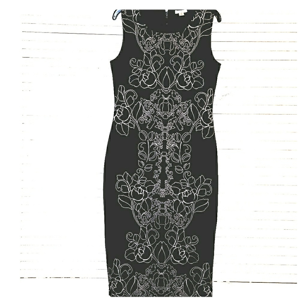 NWT. Olivia Matthews Stretchy Color block Dress: S Best Offer